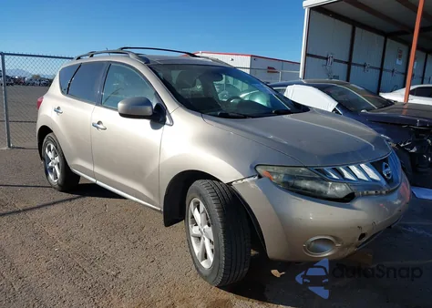 2009 Nissan Murano Sl from USA, damaged, VIN JN8AZ18WX9W146669